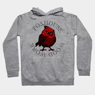 Cardinal Mean Mug Hoodie